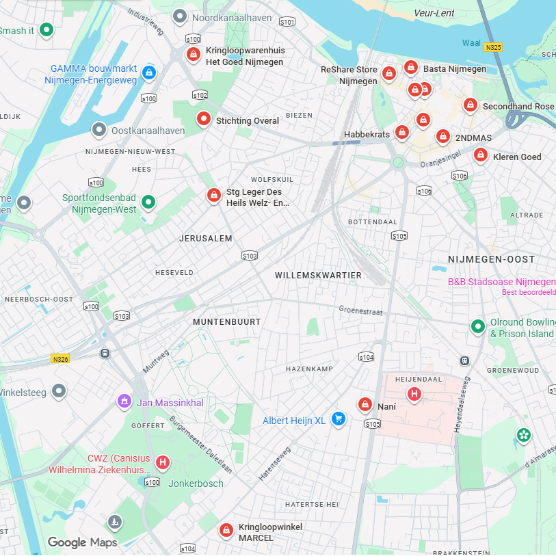 plattegrond nijmegen
